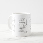 Mug Brevets assortis pour tambours (Devant gauche)