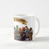 Mug “Brew Happy! Coffee Crew (Devant droit)