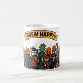 Mug “Brew Happy! Coffee Crew (Centre)