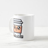 Mug Brew Peut Le Faire ! Pun café mignon (Devant gauche)