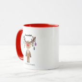 Mug Brewdolph le renne au nez rouge (Devant gauche)