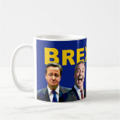 Mug BREXSHIT, anti message drôle de référendum de (Gauche)