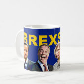 Mug BREXSHIT, message anti-référendum britannique sur (Devant gauche)