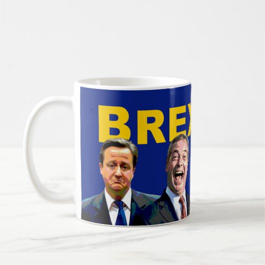 Mug BREXSHIT, message anti-référendum britannique sur (Gauche)
