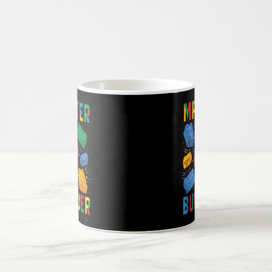 Mug Brick Builder Funny Blocks Master Builder (Centre)