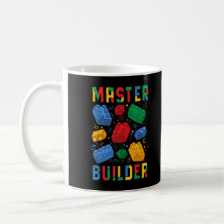 Mug Brick Builder Funny Blocks Master Builder