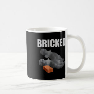 Mug Brick de chats drôle Knoking out Meme Silly Cats S