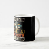 Mug Bricklayer L'Homme Le Mythe La Légende (Devant droit)