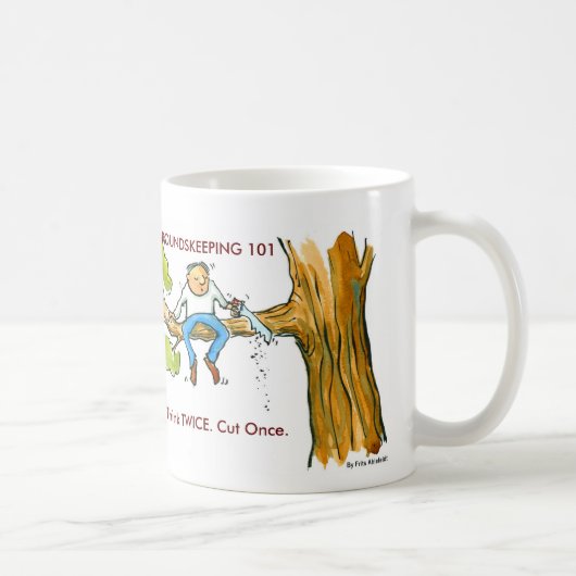 Mug Bricoleur, préposé à l'entretien d'un terrain de (Droite)