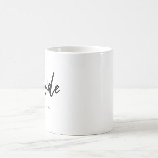 Mug Bride Chic Black Typographie (Centre)