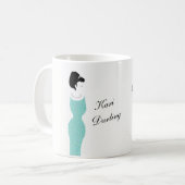 Mug BRIDE Glam & Bling Darling Fiançailles fête de mar (Devant gauche)
