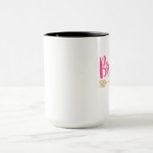 Mug Bride rose chaude personnalisée (Centre)
