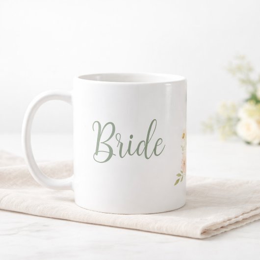 Mug Bride to Be Wildflower Garden Personalized 
