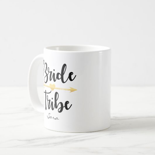 Mug Bride Tribe Gold Mariage Custom-2 (Devant gauche)