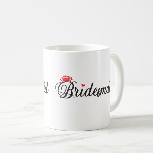 Mug Bridesmaid (Devant droit)