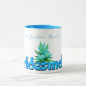 Mug Bridesmaid Cute Mariage personnalisé (Centre)