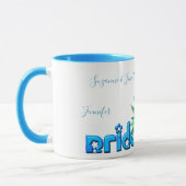 Mug Bridesmaid Cute Mariage personnalisé (Gauche)