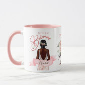 Mug BRIDESMAID PROPOSITION CADEAU NOIR Caricature (Gauche)