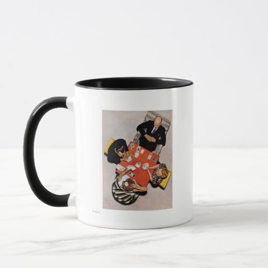 Mug Bridge Game par Norman Rockwell (Gauche)