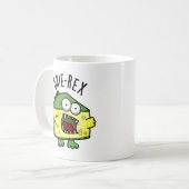 Mug Brie-rex Fromage drôle TRex Pun (Devant gauche)