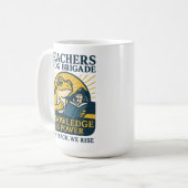 Mug Brigade de grenouilles des enseignants – La connai (Devant gauche)