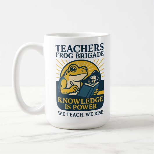 Mug Brigade de grenouilles des enseignants – La connai (Gauche)