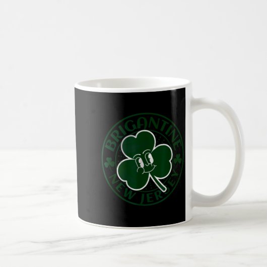 Mug Brigantine New Jersey Irish Shamrock Nj Retro Souv (Droite)