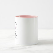 Mug Bright Aster Monogram – Fleur de naissance de sept (Centre)