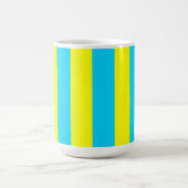 Mug Bright Blue and Yellow Stripes  (Centre)