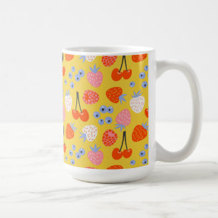 Mug Bright Coloré Motif Fruit Berry