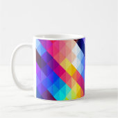 Mug Bright Colorful Abstract Geometric Pattern (Gauche)
