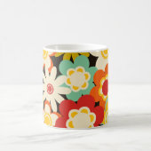 Mug Bright Colorful Retro Cute Floral Pattern (Centre)