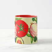 Mug Bright Colors Vegetables Art  (Centre)