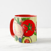 Mug Bright Colors Vegetables Art  (Devant gauche)