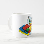 Mug Bright Craft Supplies Colorful Art Tools (Devant gauche)