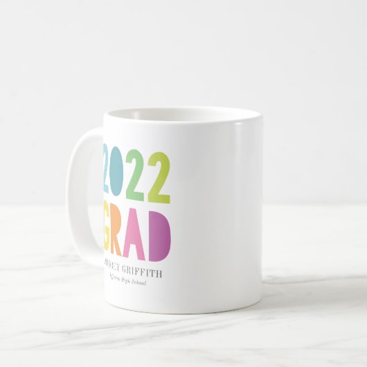 Mug Bright Rainbow Type Grad 2022 (Devant gauche)