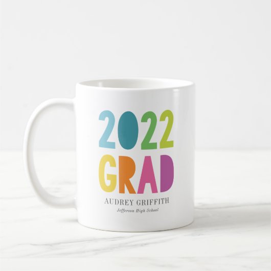 Mug Bright Rainbow Type Grad 2022 (Gauche)