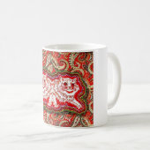 Mug Bright Red Cats (par Louis Wain) (Devant droit)