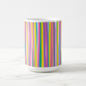 Mug Bright Vertical Summer Stripes (Centre)