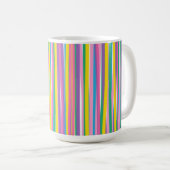 Mug Bright Vertical Summer Stripes (Devant droit)