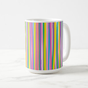 Mug Bright Vertical Summer Stripes