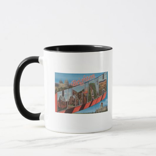 Mug Brighton, Utah - Scènes de grandes lettres (Gauche)