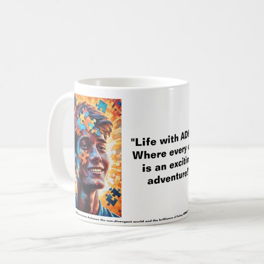 Mug Brillance du TDAH (Devant gauche)