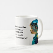 Mug Brillance du TDAH (Devant droit)