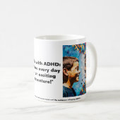 Mug Brillance du TDAH (Devant droit)