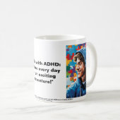 Mug Brillance du TDAH (Devant droit)