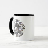 Mug Brillant Diamant rond (Devant gauche)