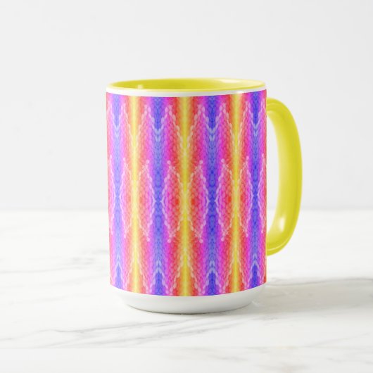 Mug - Brillant Pastel Weave (Devant droit)