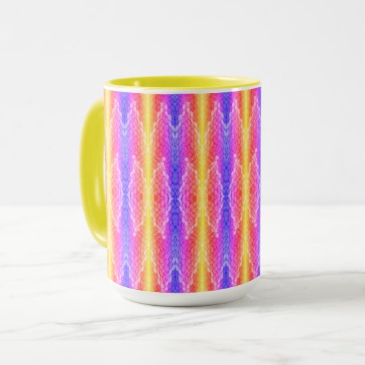 Mug - Brillant Pastel Weave (Devant gauche)