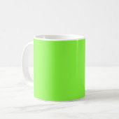 MUG BRILLANT VERT CLAIR (Devant gauche)